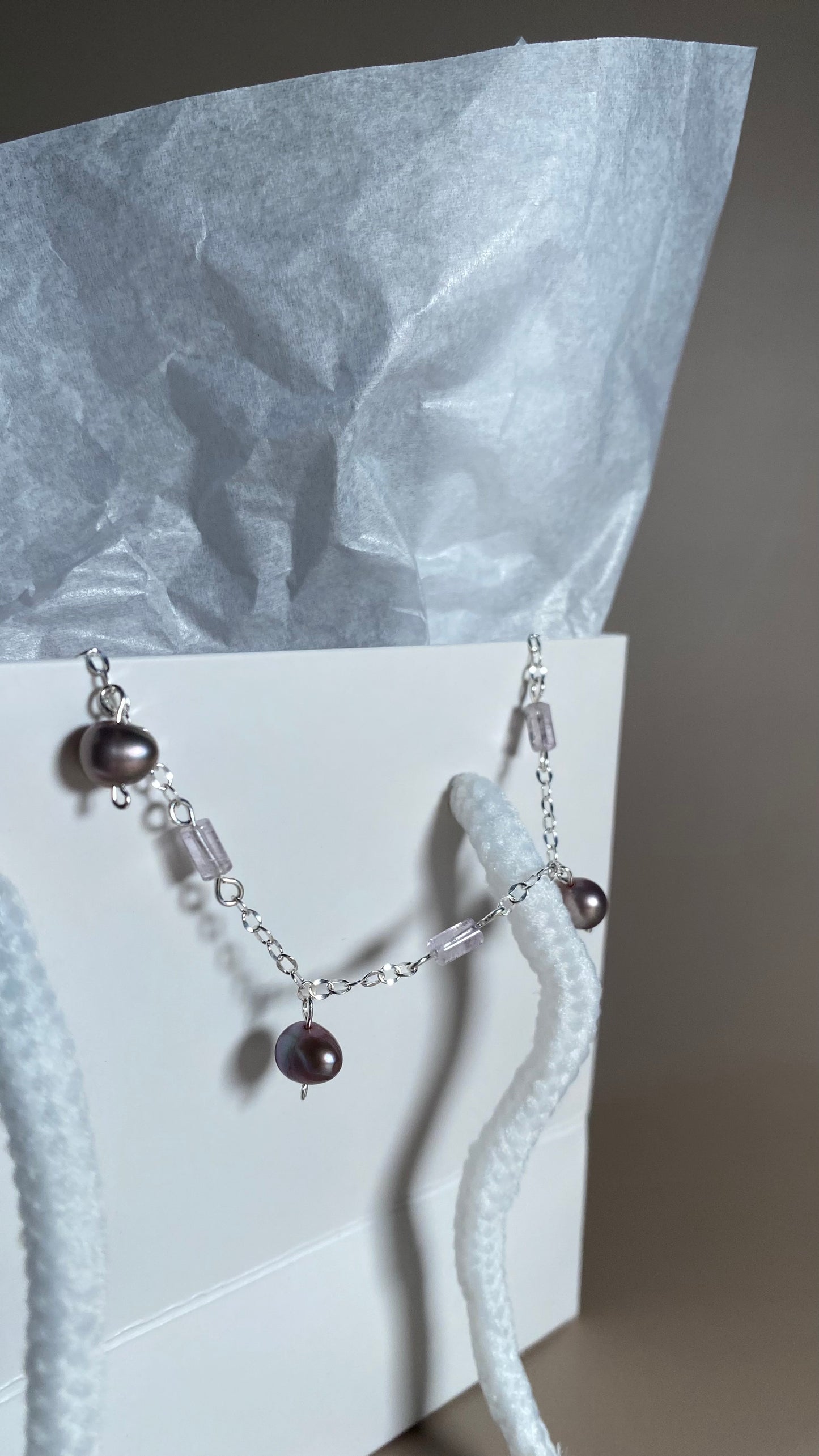 Caitlin Amethyst Chain Bracelet