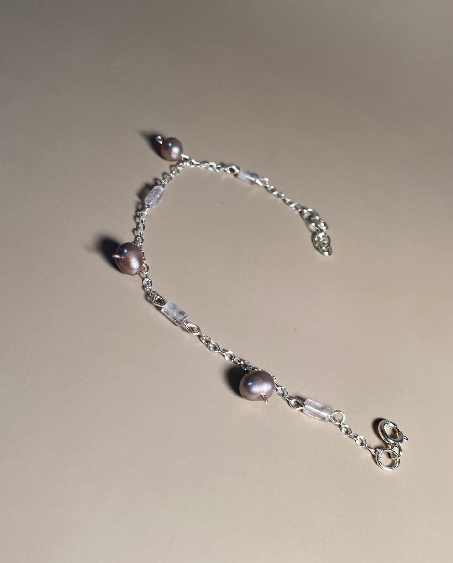 Caitlin Amethyst Chain Bracelet