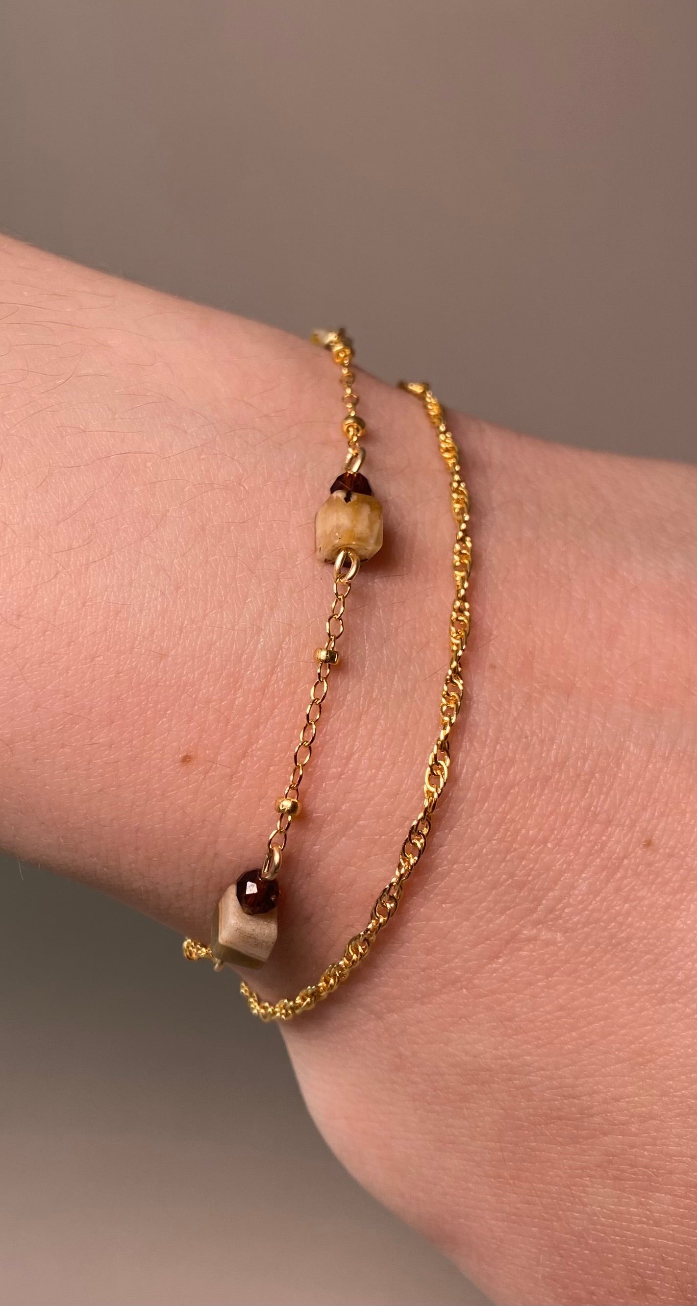 Saffy Double Chain Bracelet