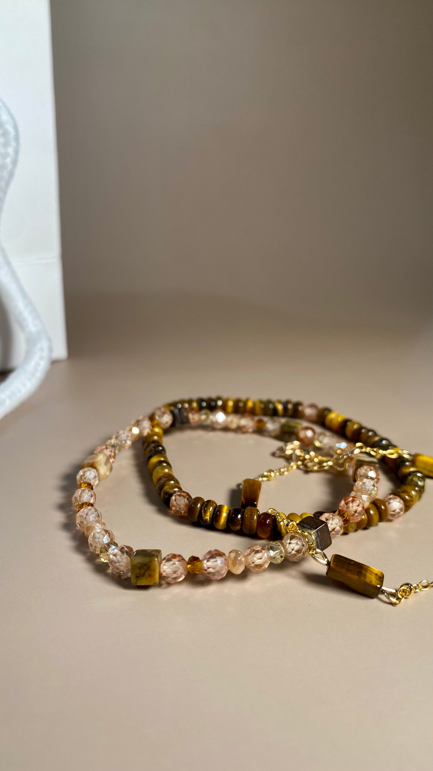 Mackenzie Tiger Eye Chain Bracelet