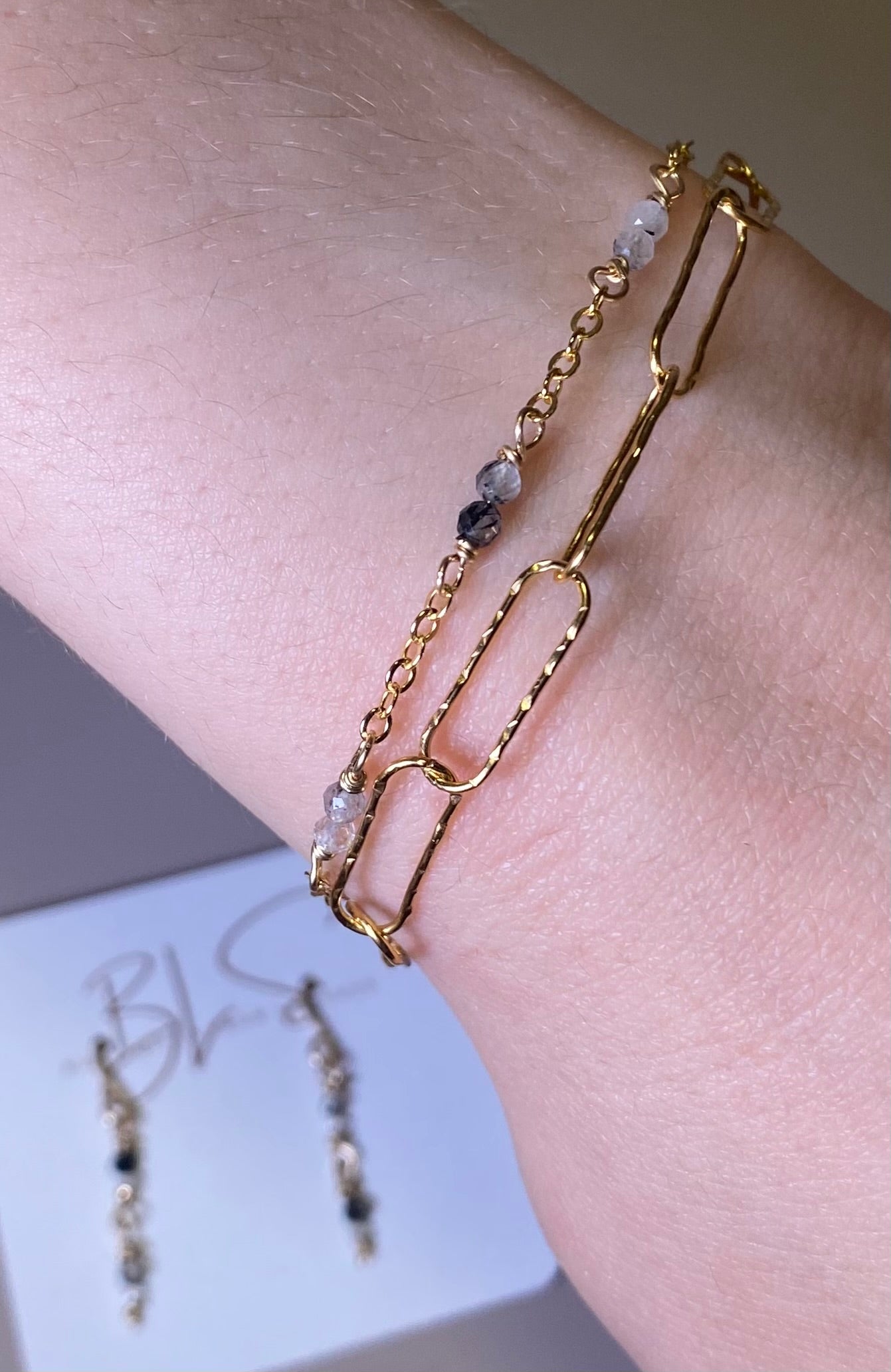 Ashley Double Chain Bracelet