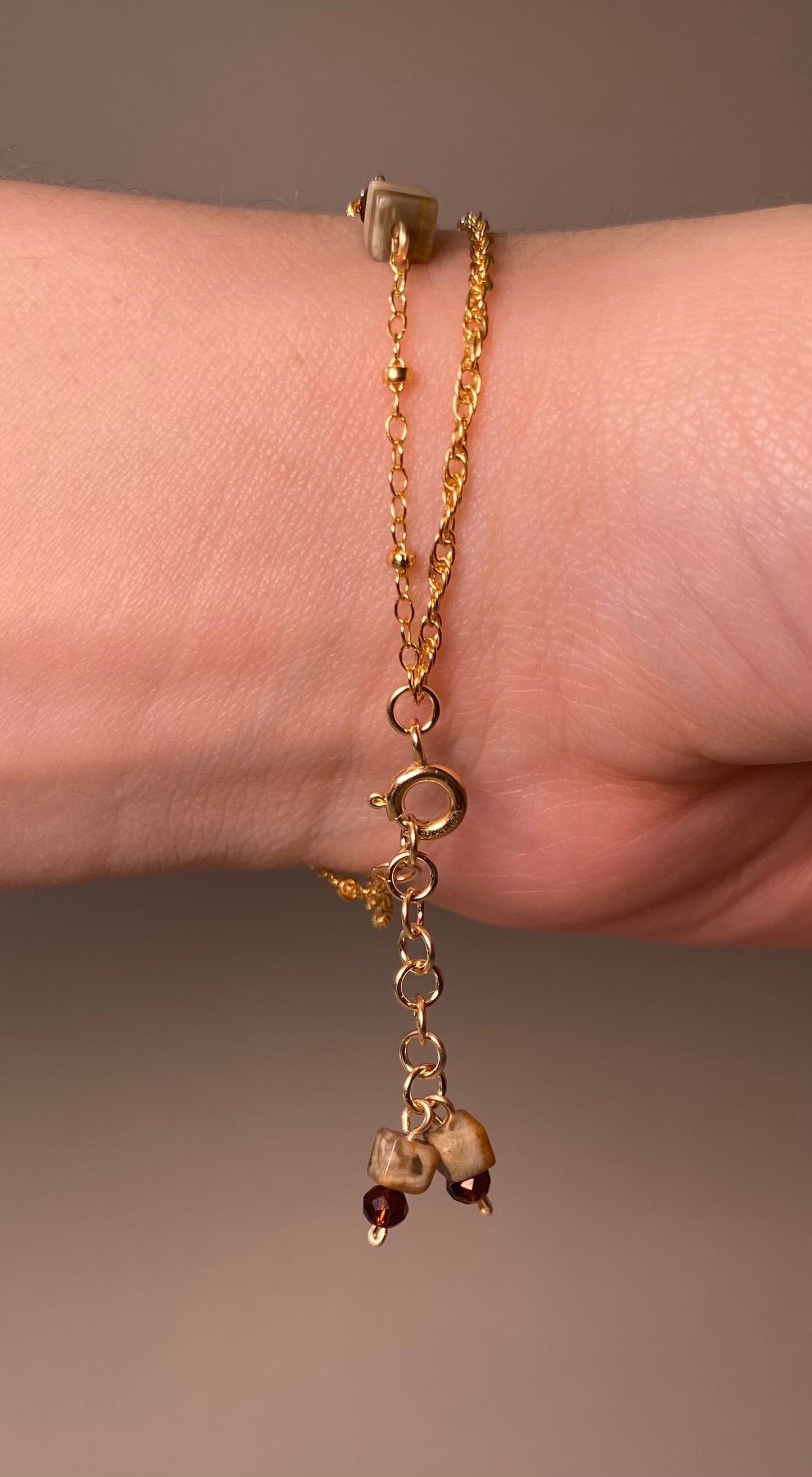 Saffy Double Chain Bracelet