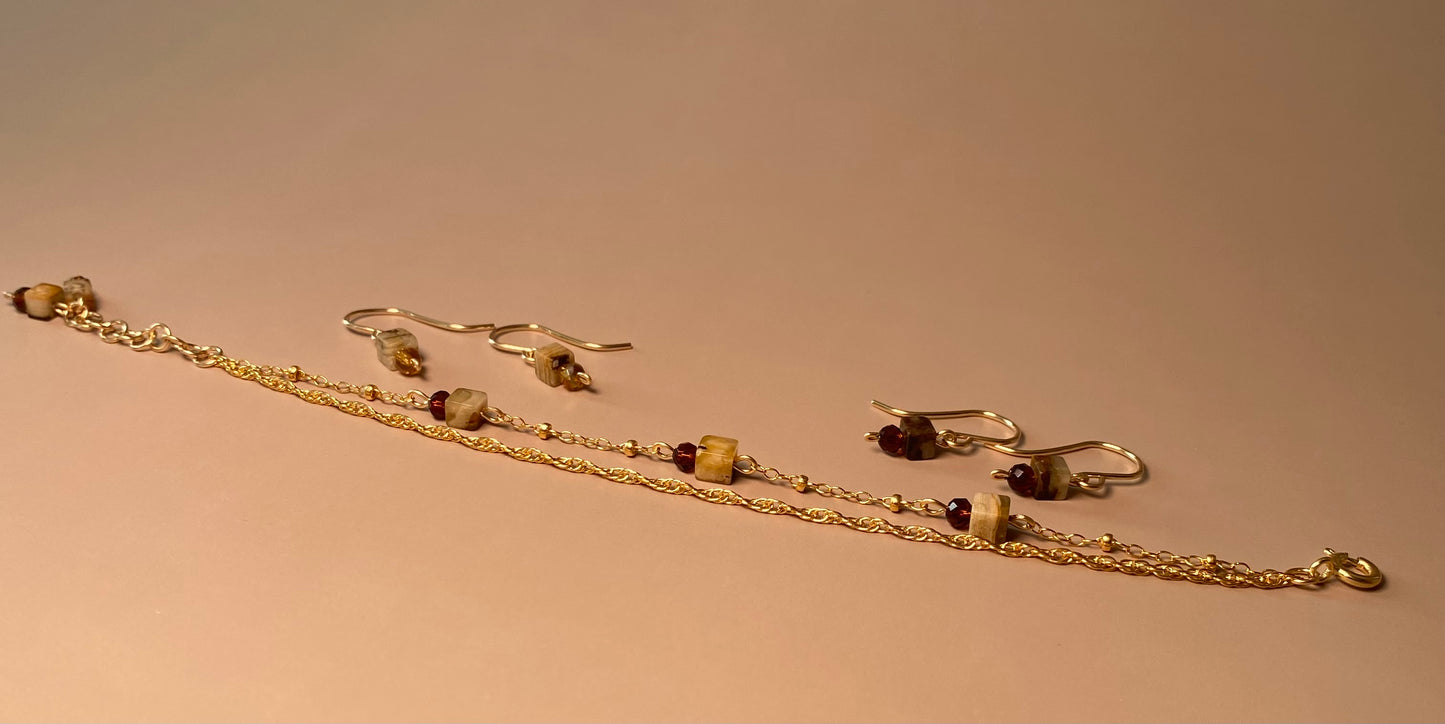 Saffy Double Chain Bracelet