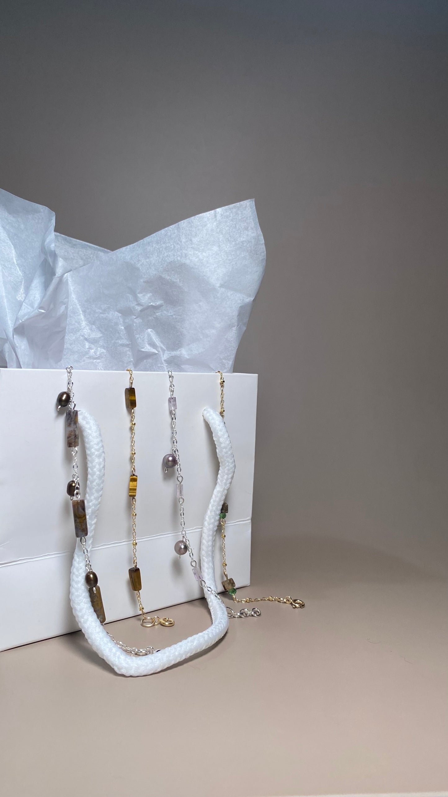 Caitlin Amethyst Chain Bracelet