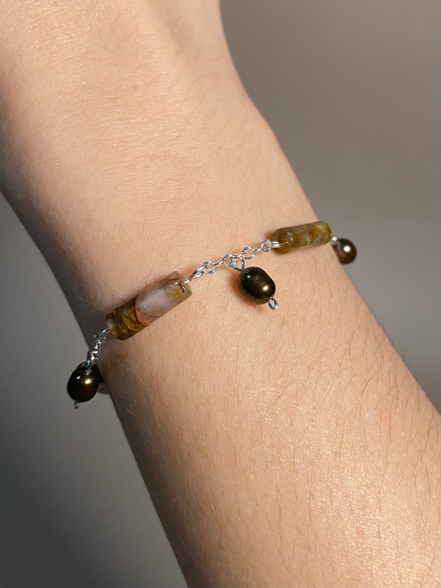 Raven Pietersite Chain Bracelet