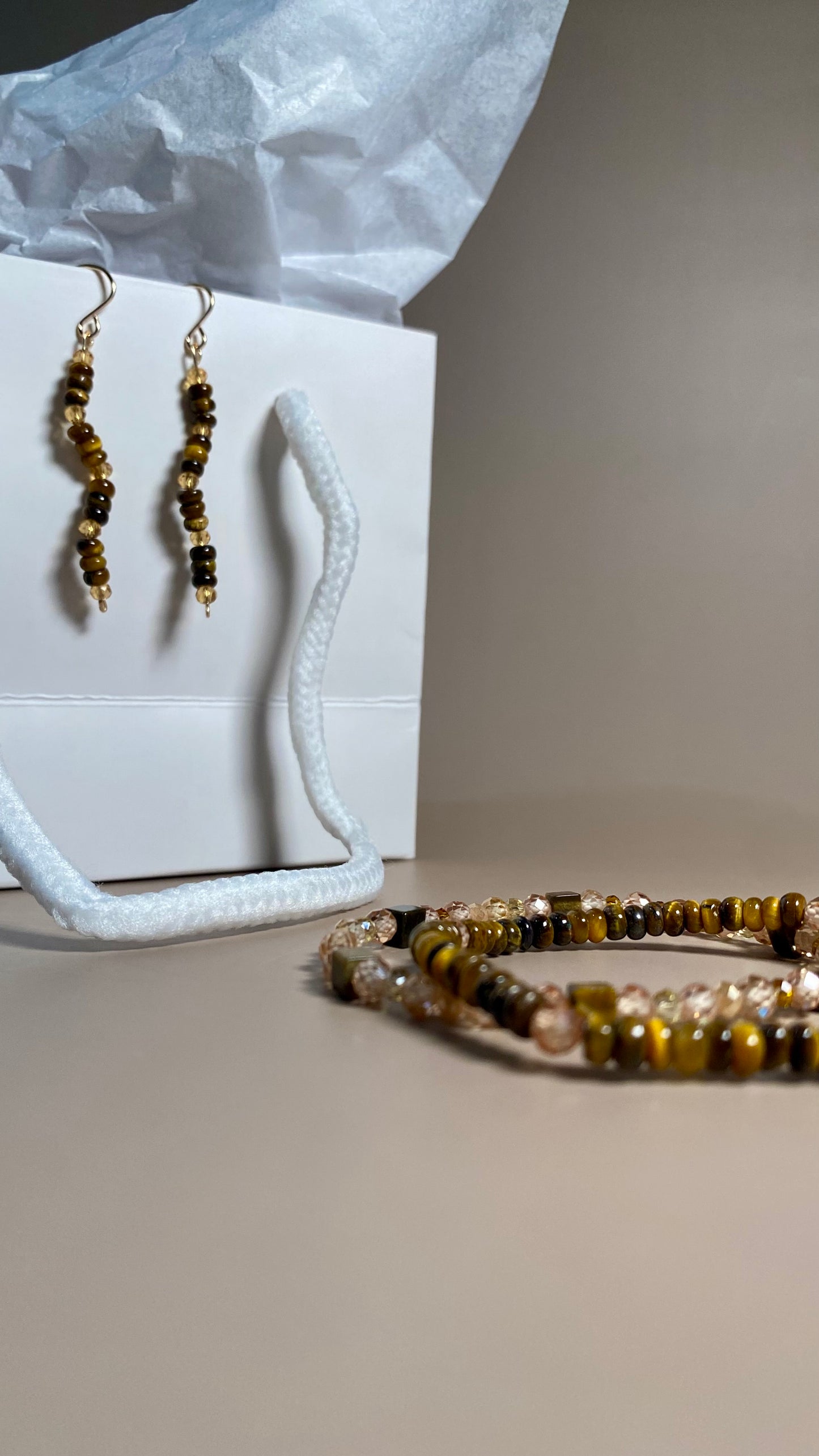 Mackenzie 4mm Tiger Eye Bracelet