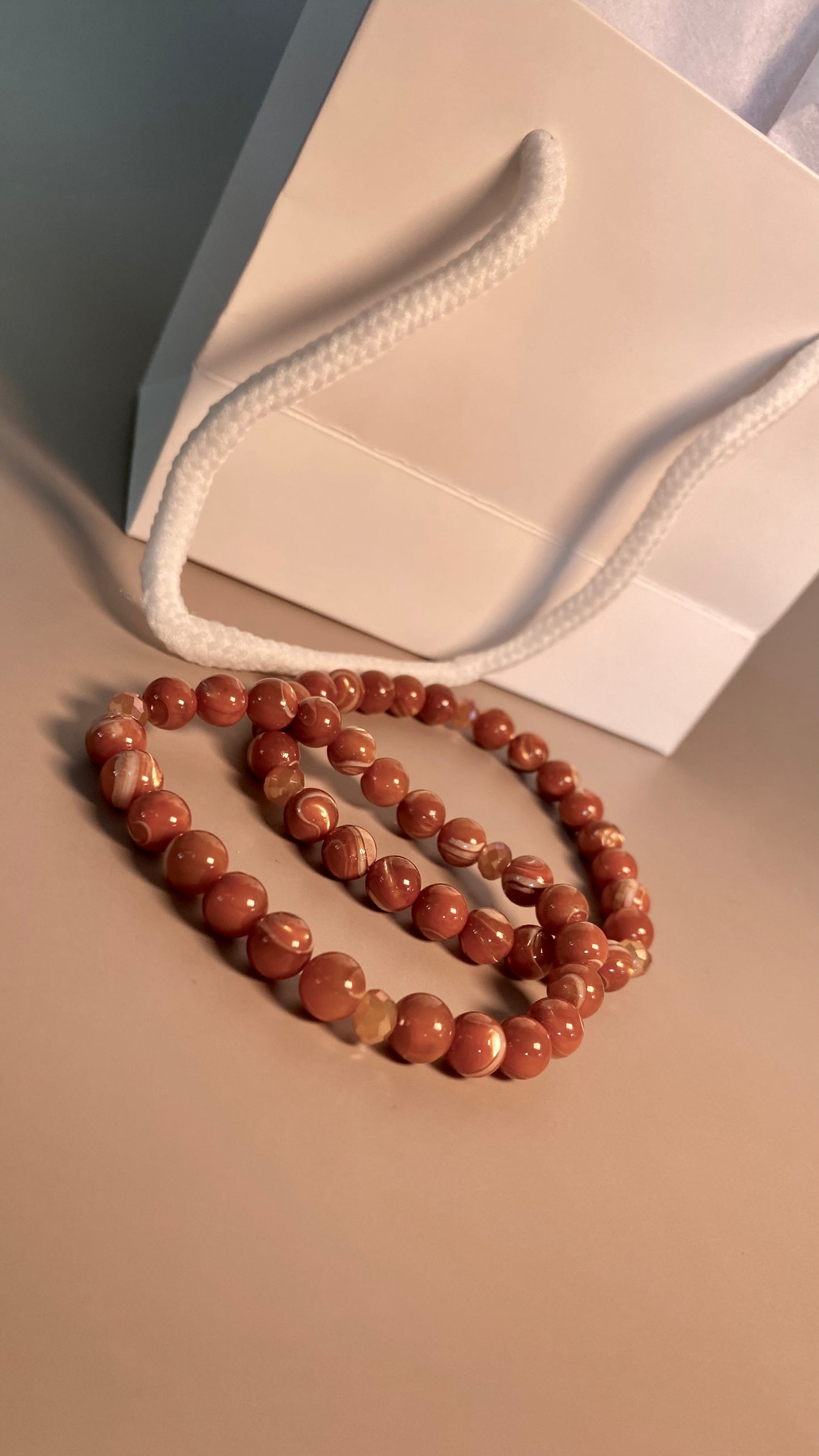 Mae Gold MOP 6mm Bracelet