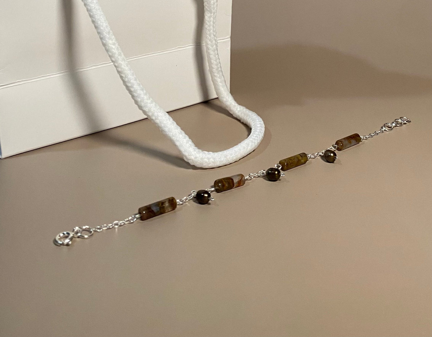 Raven Pietersite Chain Bracelet