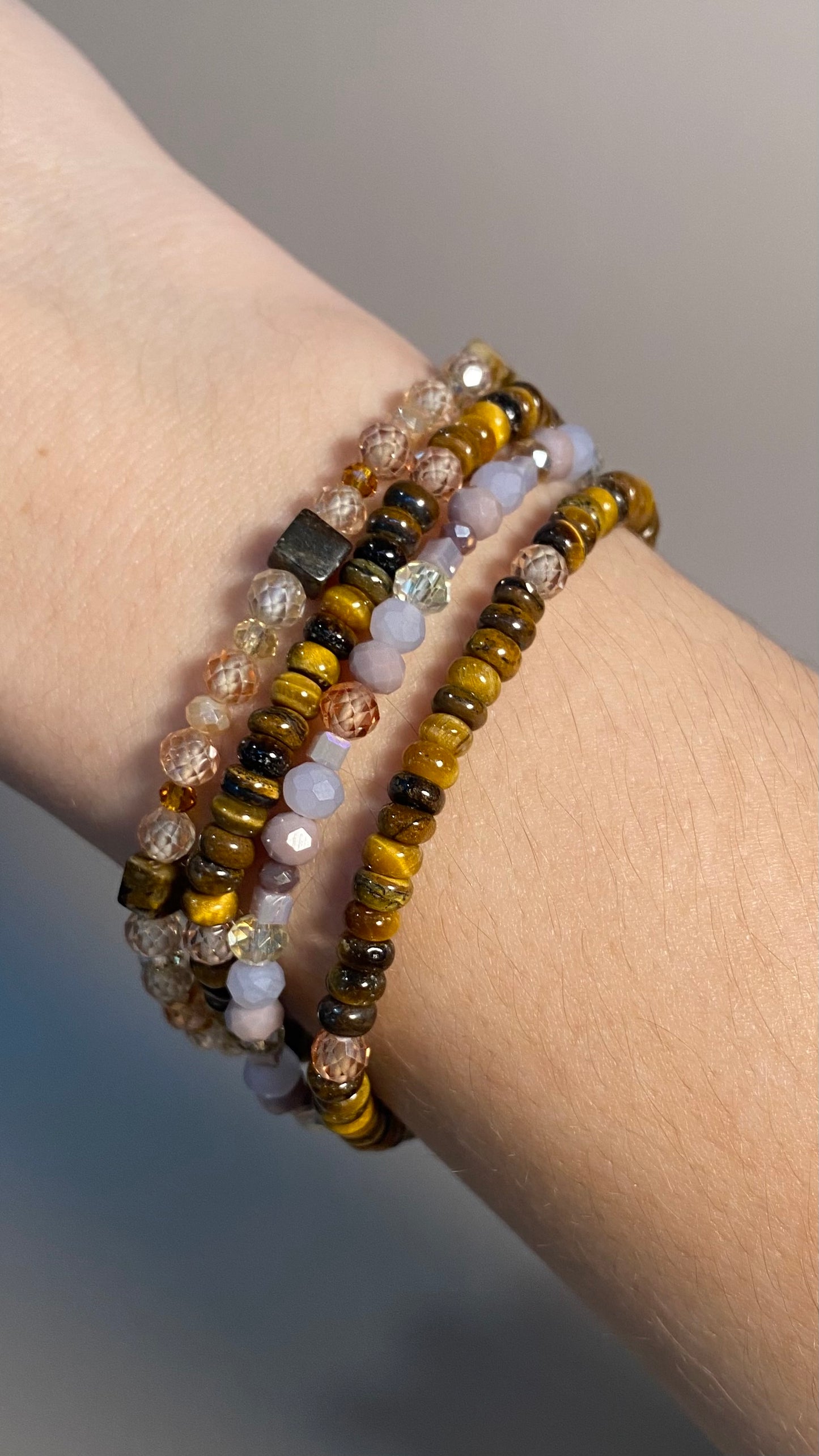 Mackenzie 4mm Tiger Eye Bracelet