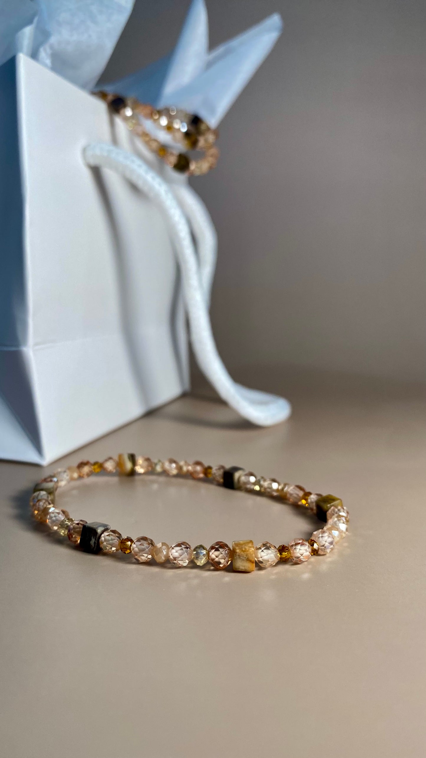Saffy 4mm Zebra Bracelet