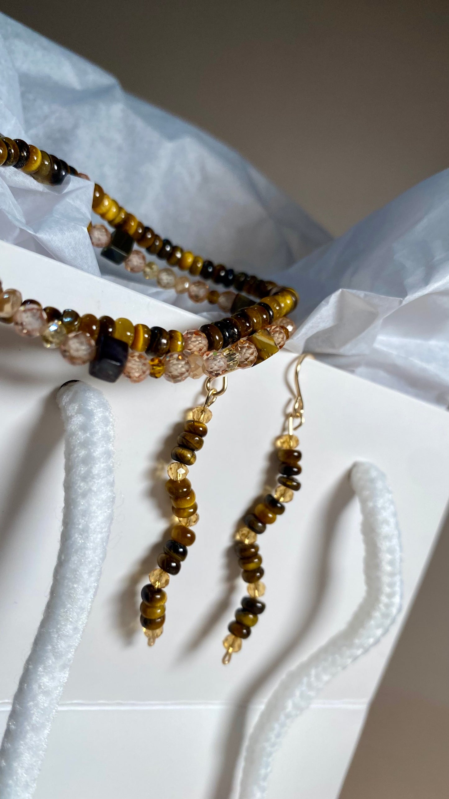 Mackenzie 4mm Tiger Eye Bracelet