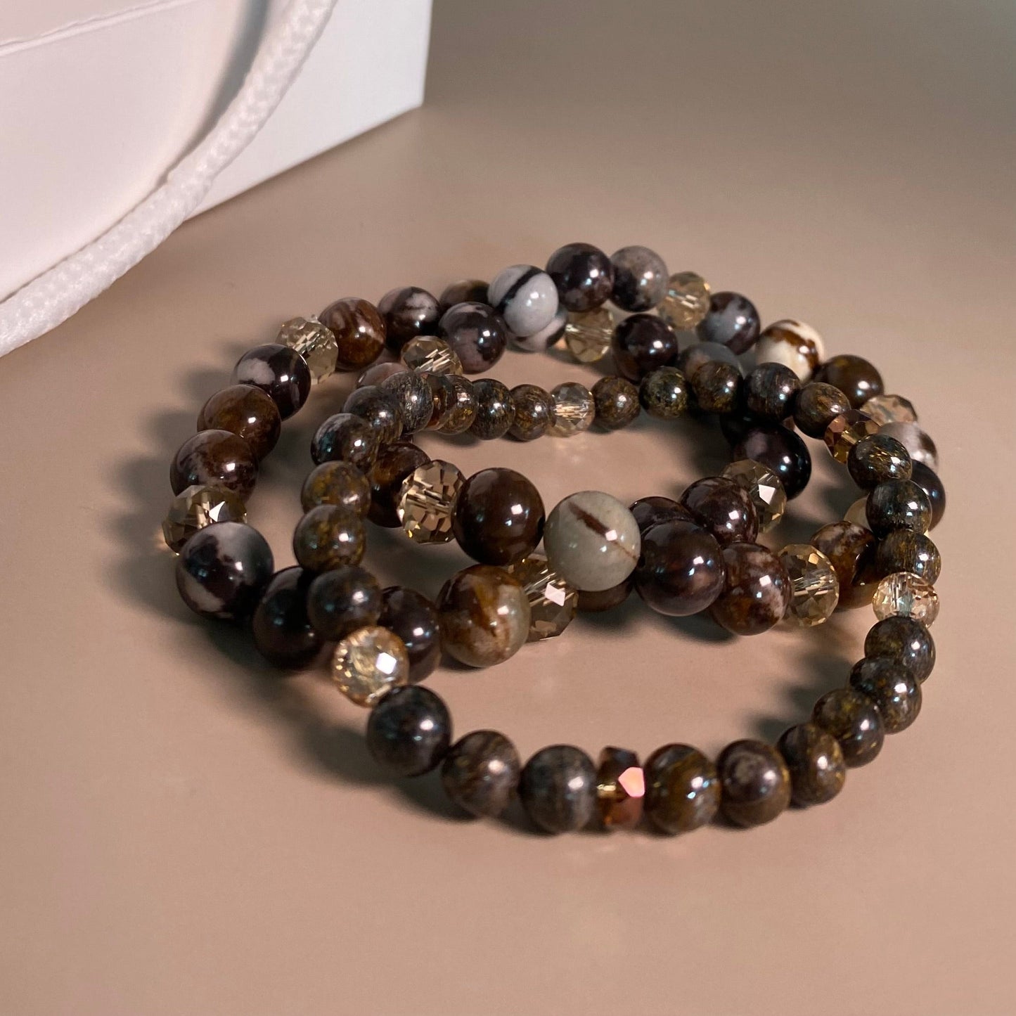 Maddison Bronzite 6mm Bracelet